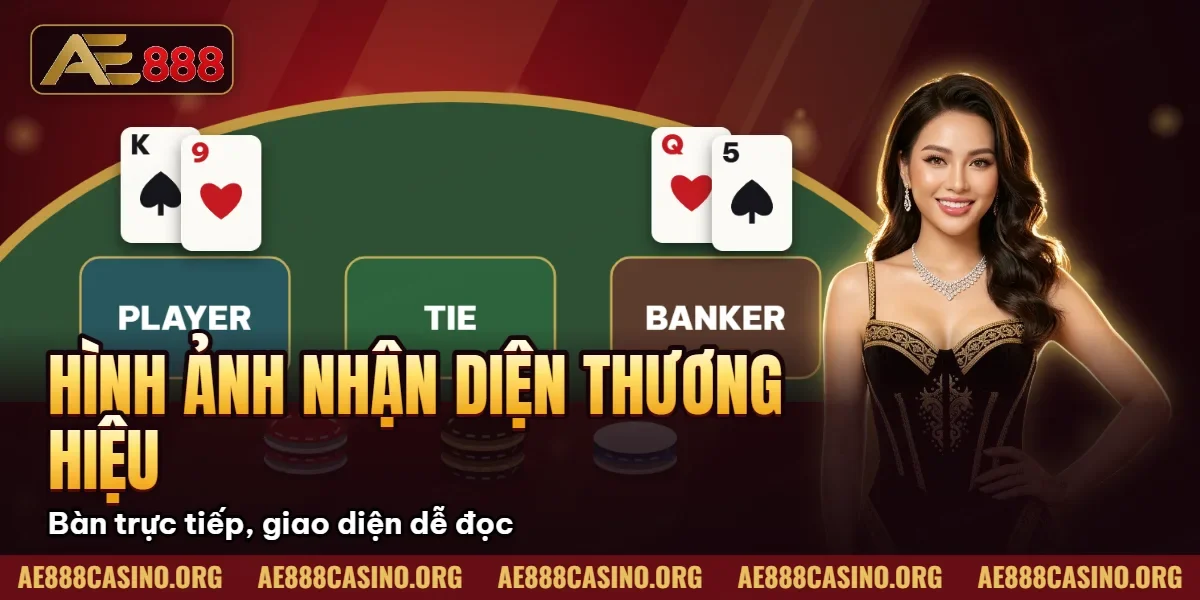 Hình ảnh nhận diện thương hiệu casino AE888