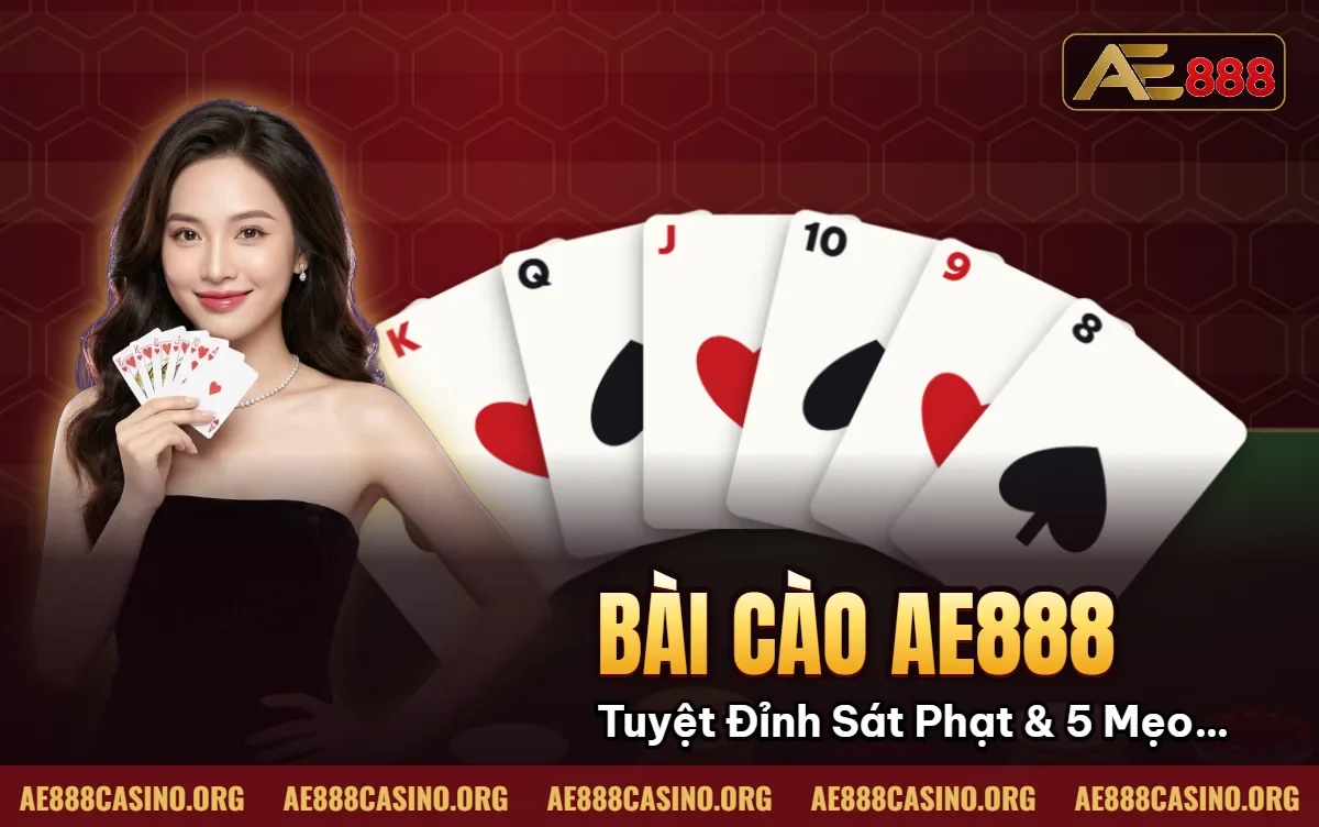 Bài Cào AE888: Tuyệt Đỉnh Sát Phạt & 5 Mẹo Thắng Tiền Tỷ 2026